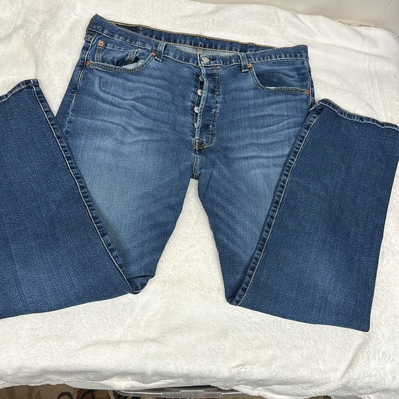 Levi's 501 Men's Bootcut Jeans - Blue 38x32 - Picture 5 of 6